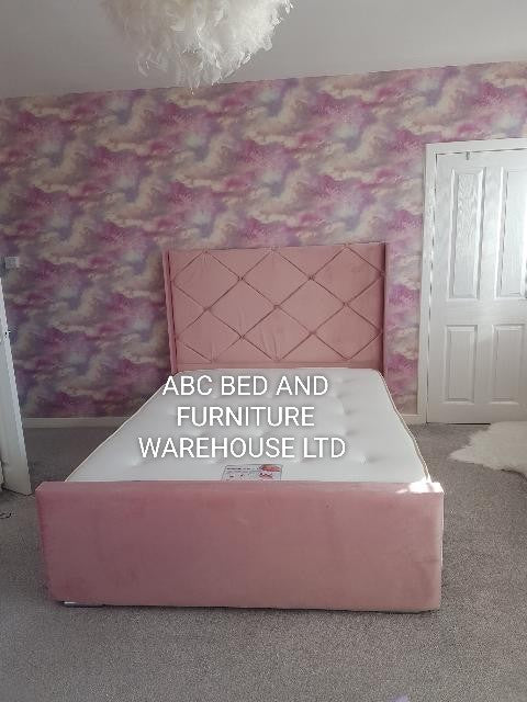 Milan Frame Bed - Plush Velvet OR Chenille