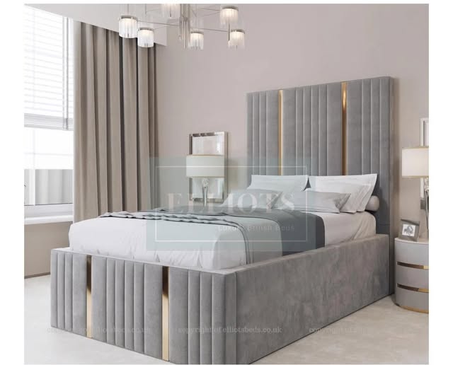 Valentino Frame Bed - Plush Velvet OR Chenille