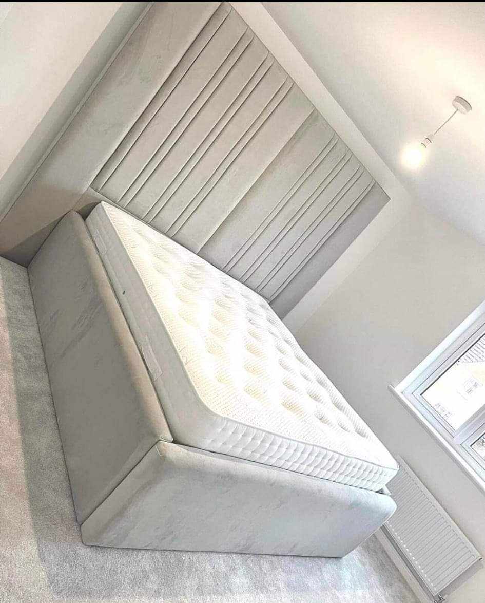 Caterina Frame Bed - Plush Velvet OR Chenille