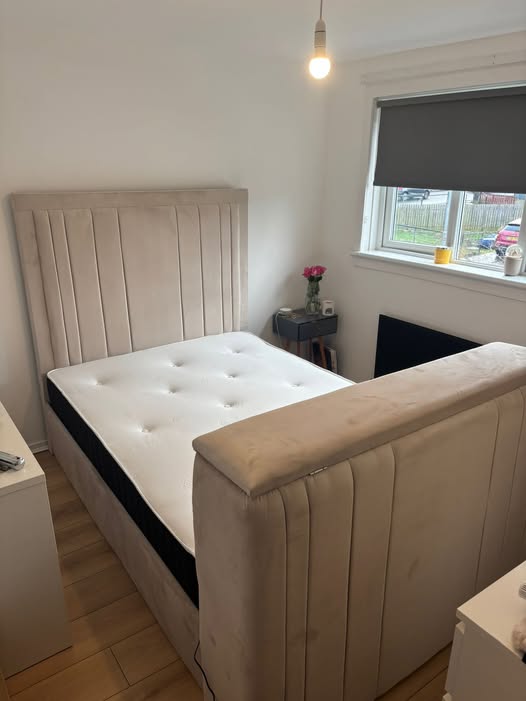 TV Frame Bed - Plush Velvet OR Chenille