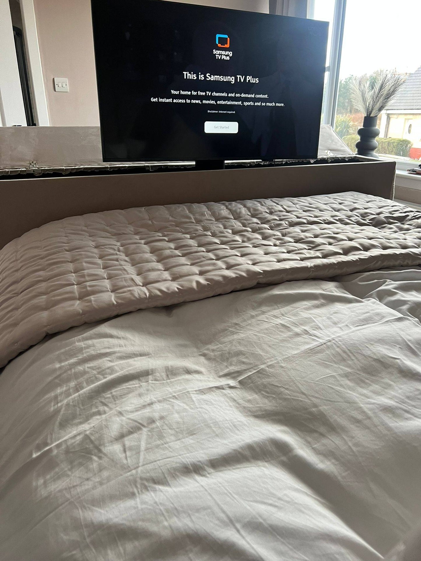 TV Frame Bed - Plush Velvet OR Chenille