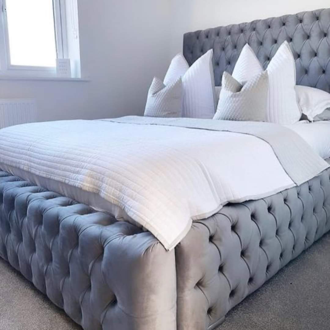 Ambassador Frame Bed - Plush Velvet OR Chenille