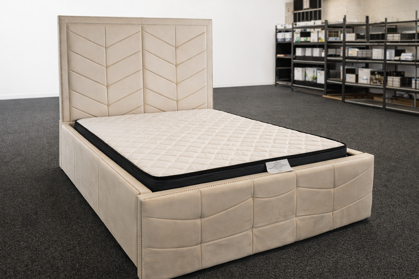 Leaf Frame Bed - Plush Velvet OR Chenille