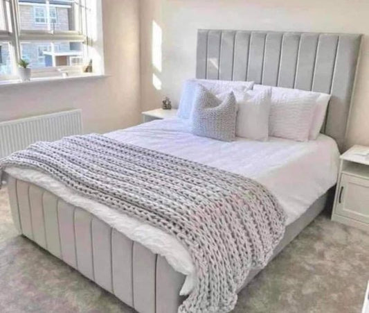 Barra Frame Bed - Plush Velvet OR Chenille