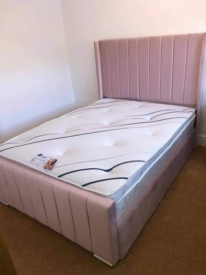 Celine Frame Bed - Plush Velvet OR Chenille