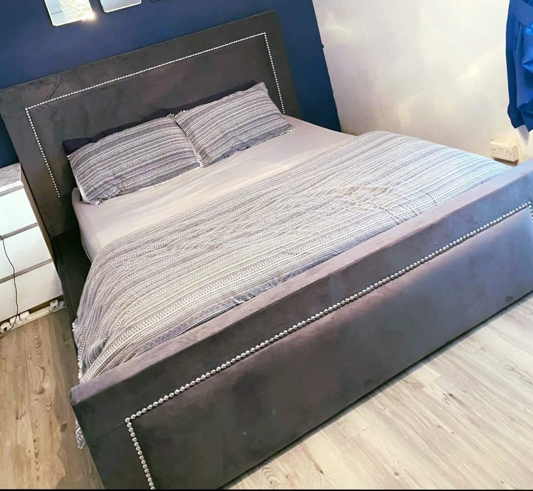 Zara Frame Bed - Plush Velvet OR Chenille
