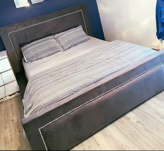 Zara Frame Bed - Plush Velvet OR Chenille
