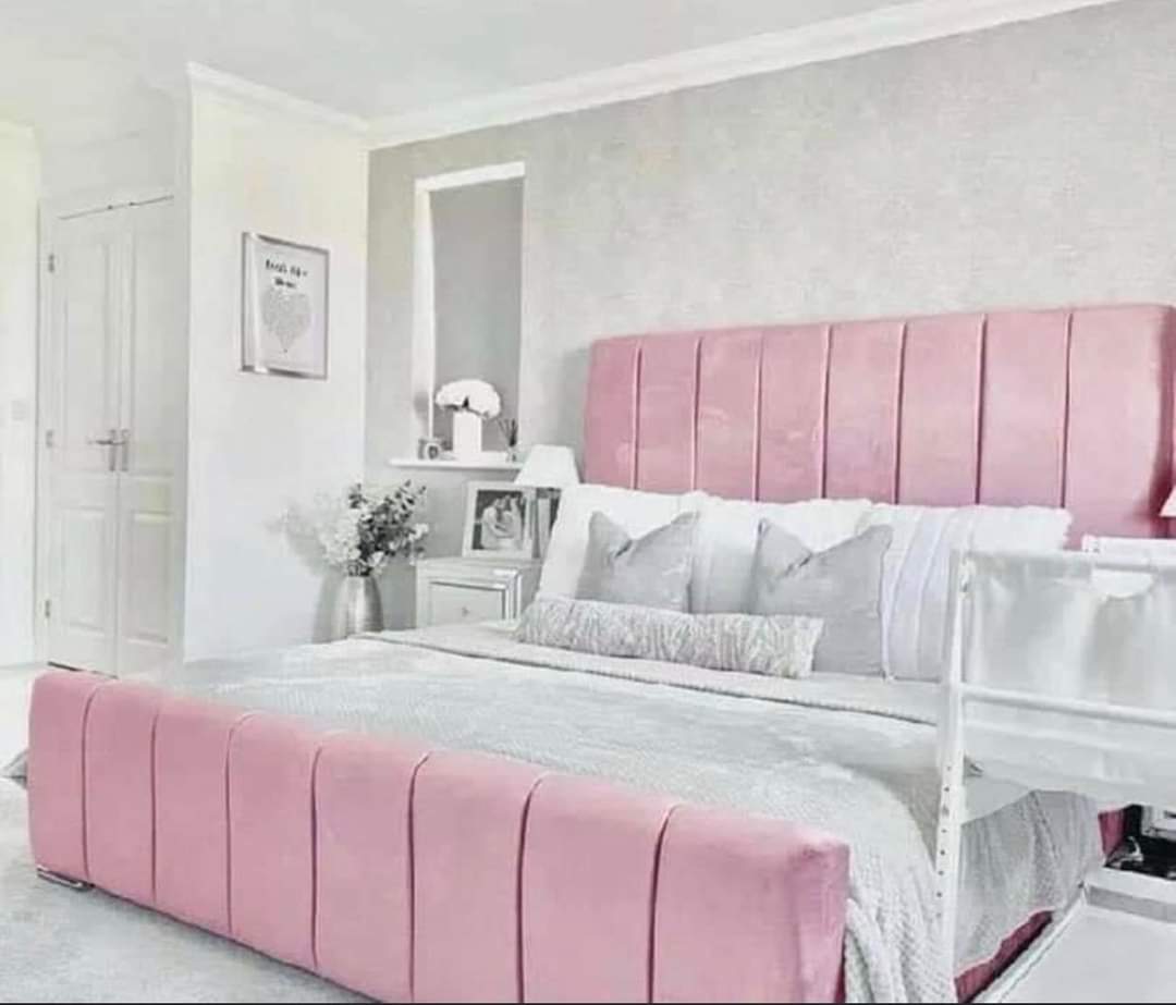 Barra Frame Bed - Plush Velvet OR Chenille