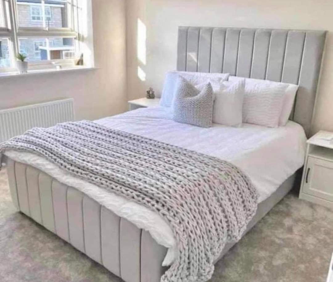 Barra Frame Bed - Plush Velvet OR Chenille