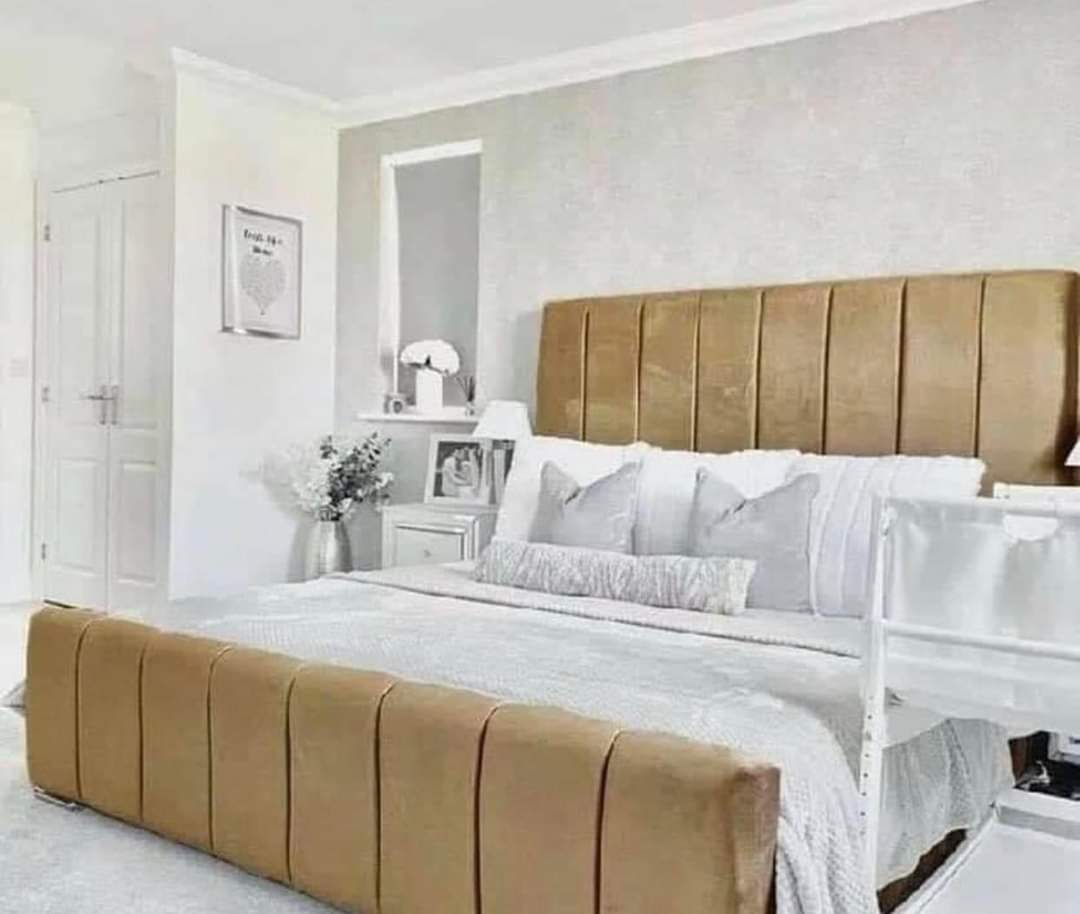 Barra Frame Bed - Naples OR Linoso Fabric