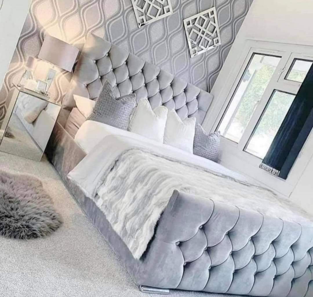 Monaco Frame Bed - Plush Velvet OR Chenille
