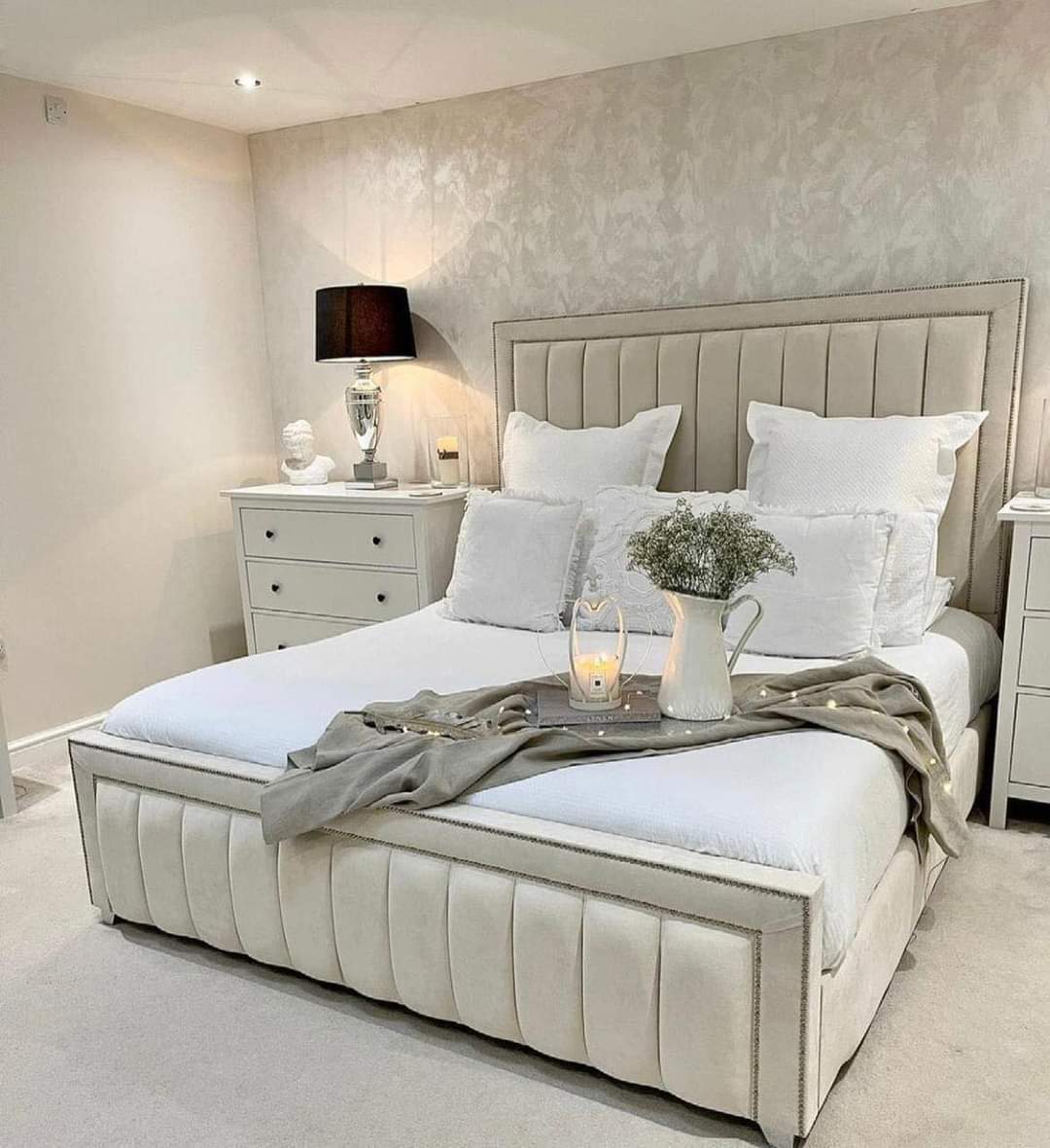 Nina Frame Bed - Plush Velvet OR Chenille