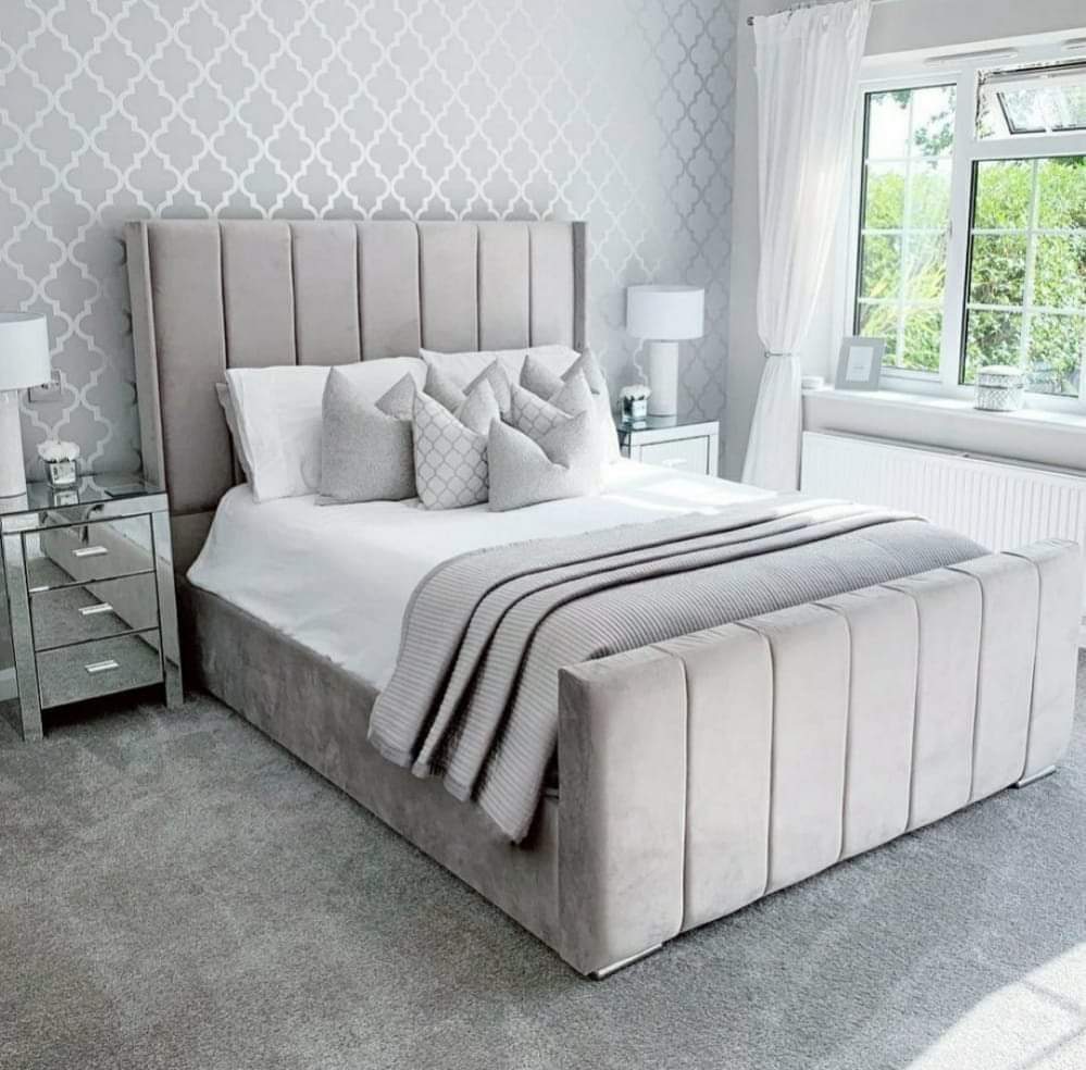 Celine Frame Bed - Plush Velvet OR Chenille