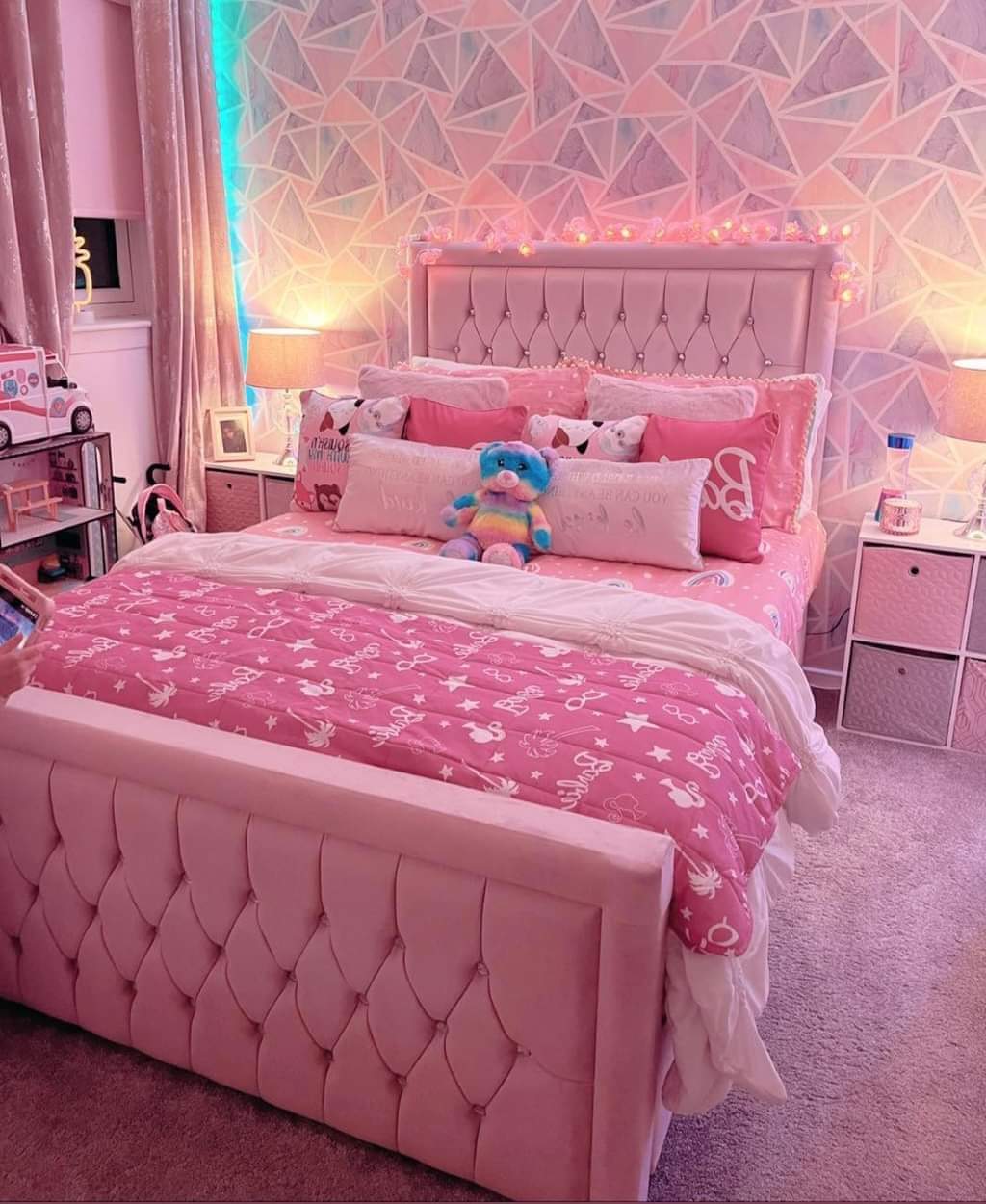Princess Frame Bed - Plush Velvet OR Chenille