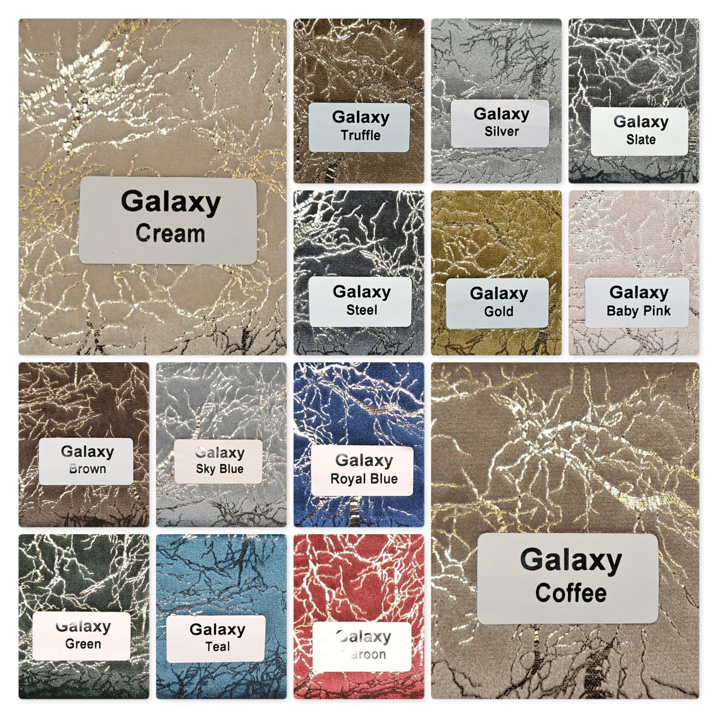 Bed Colour Swatches