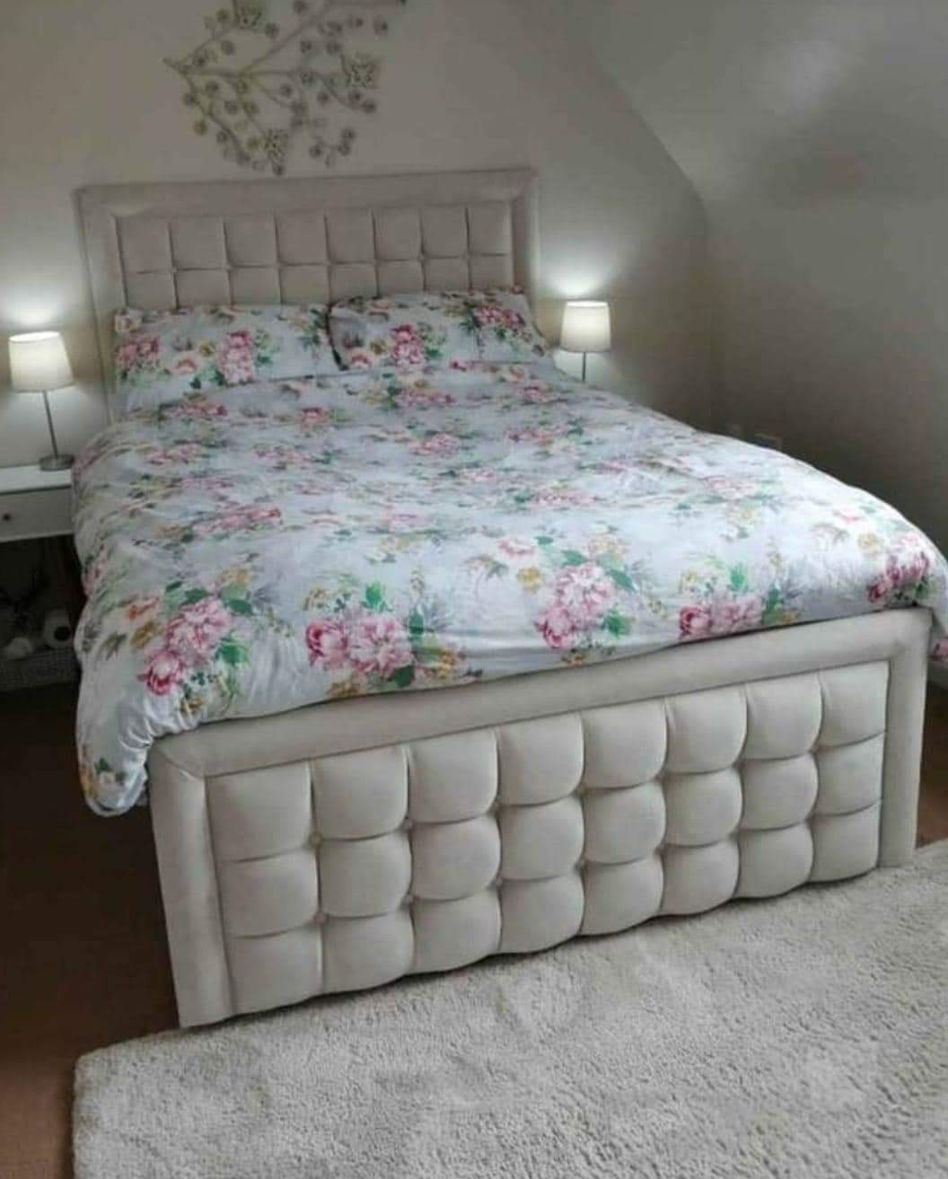 Princess Frame Bed - Plush Velvet OR Chenille