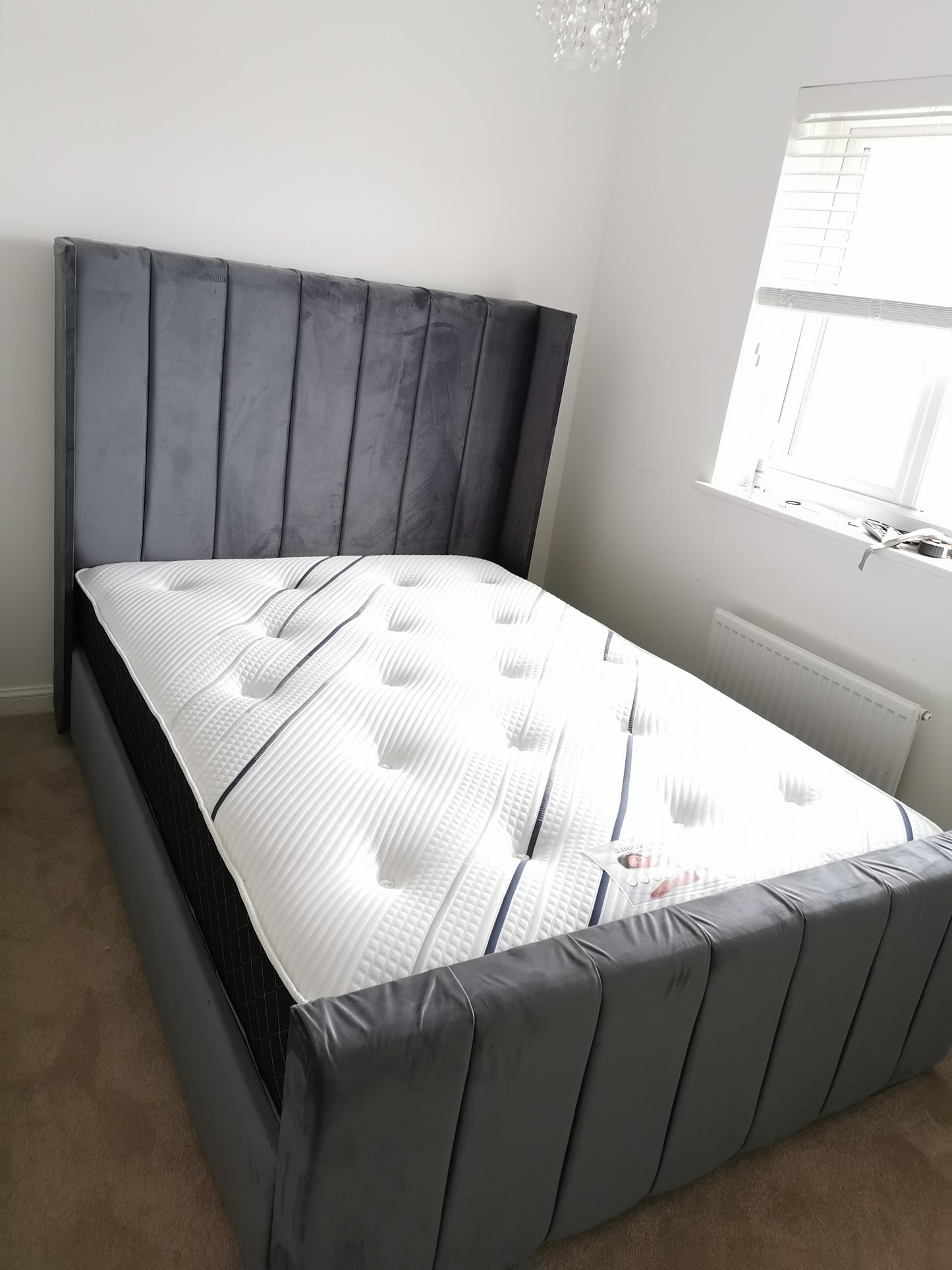 Celine Frame Bed - Plush Velvet OR Chenille