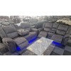 Berlin Grey Microfibre Power Recliner