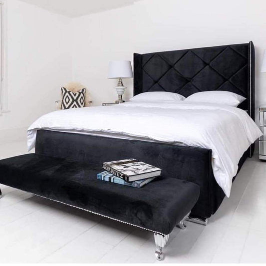 Milan Frame Bed - Plush Velvet OR Chenille