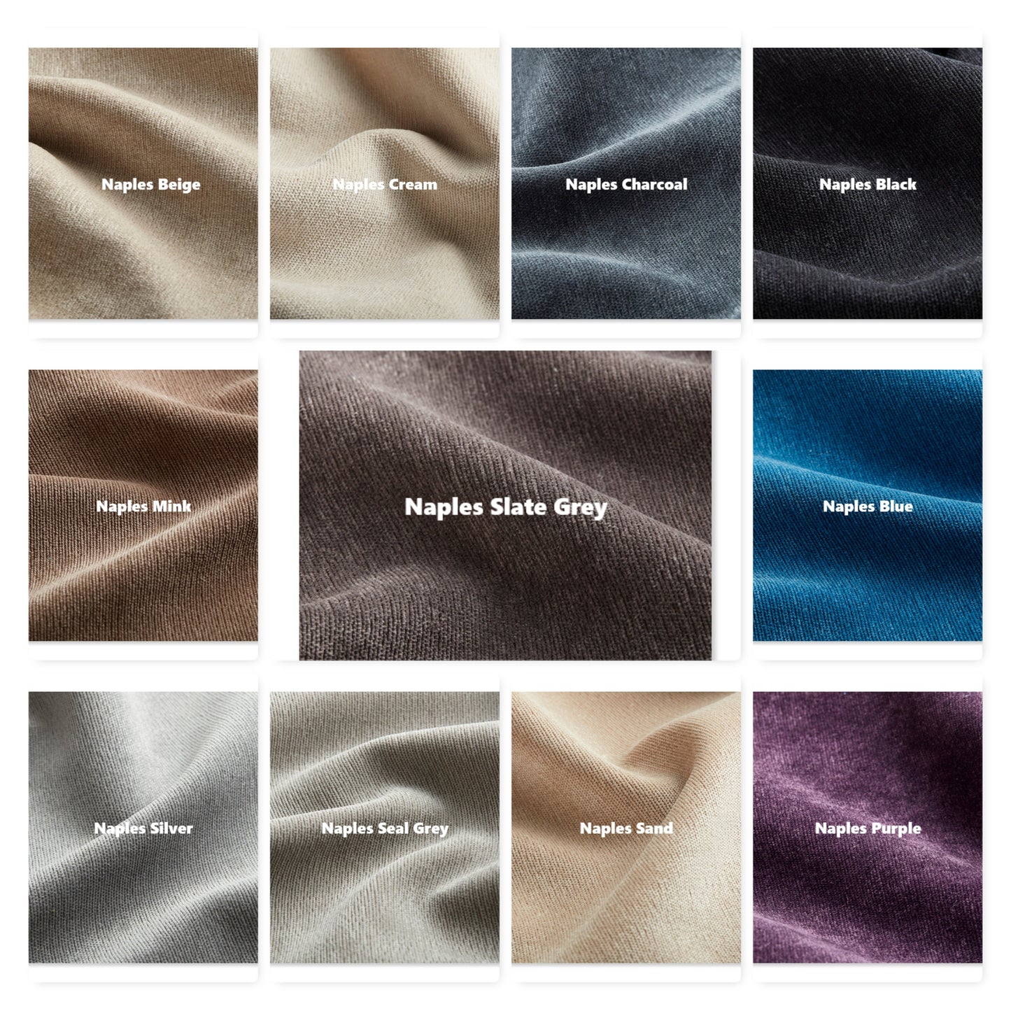 Bed Colour Swatches