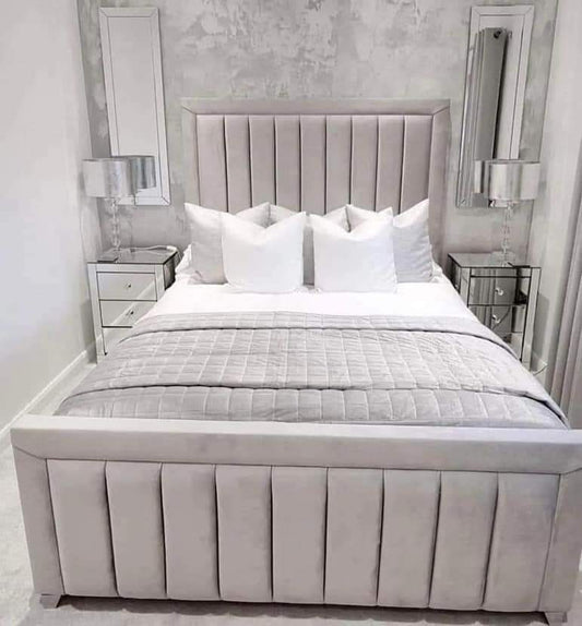 Nina Frame Bed - Plush Velvet OR Chenille