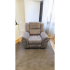 Berlin Grey Microfibre Power Recliner