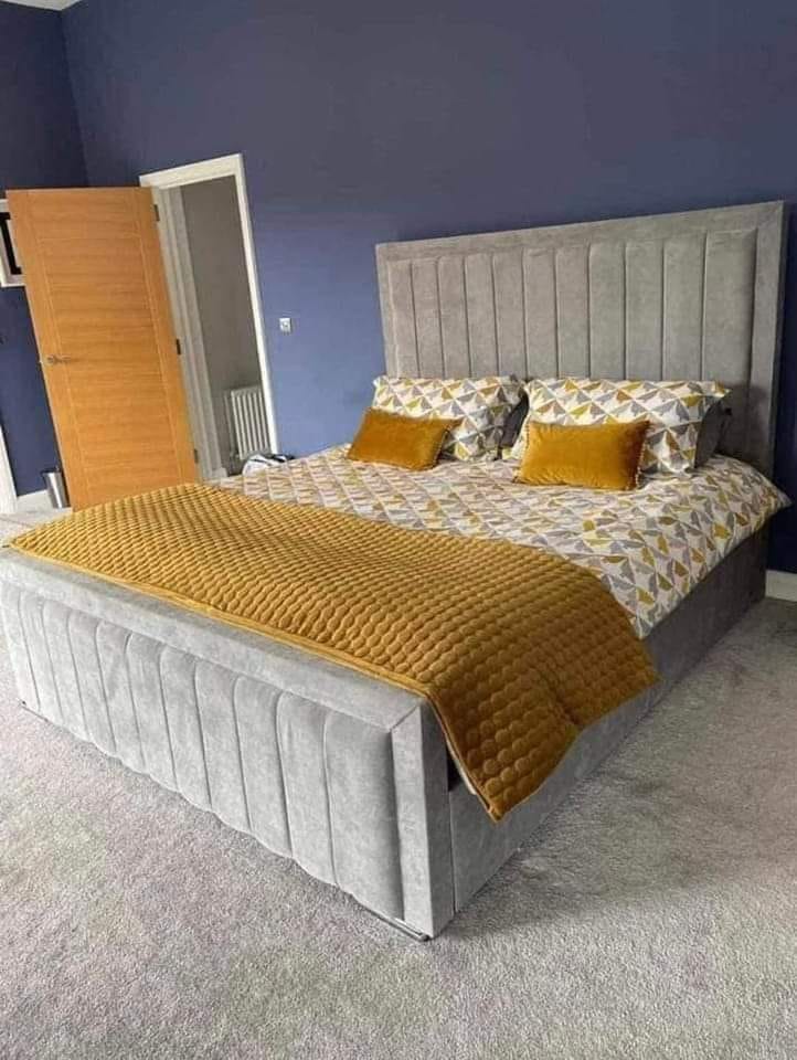 Nina Frame Bed - Plush Velvet OR Chenille