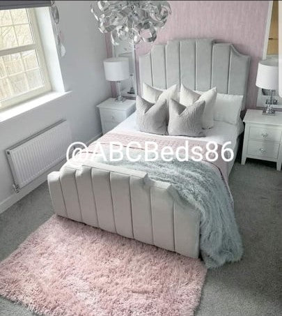 Skyline Frame Bed - Plush Velvet OR Chenille