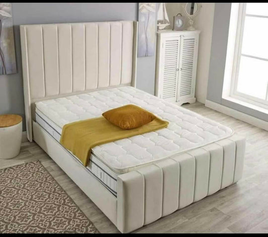 Celine Frame Bed - Plush Velvet OR Chenille