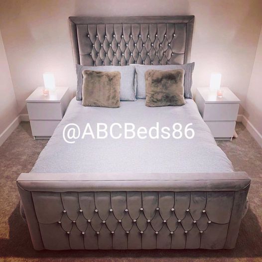 Princess Frame Bed - Plush Velvet OR Chenille